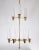 Swedish Brass Chandelier, 1950s For Sale - Image 12 of 13