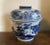 Large Chinese Export Blue & White Porcelain Storage Jar and Cover For Sale - Image 9 of 13