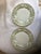 Pair of Mid 20th Century French Decorative Plates With Green Leaf Design For Sale - Image 6 of 11