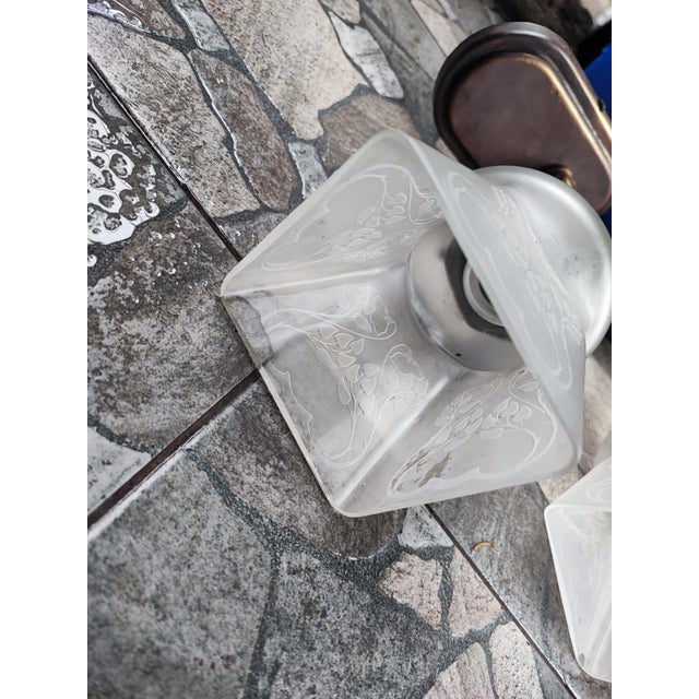 Art Deco Brass Wall Lamp, 1920s For Sale - Image 6 of 11