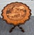 Vintage Black Forest Walnut Tilt Top Table Marquetry Wood Inlay For Sale - Image 17 of 18