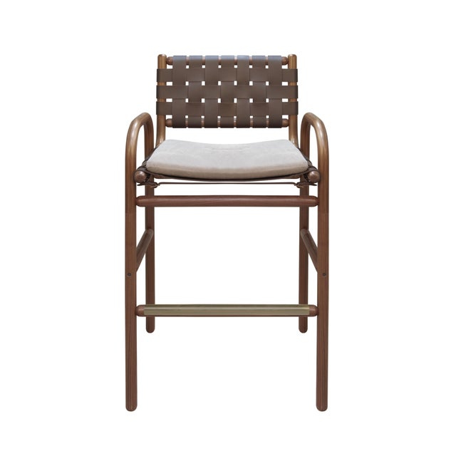 Albany Bar Chair by Wood Tailors Club For Sale - Image 9 of 10