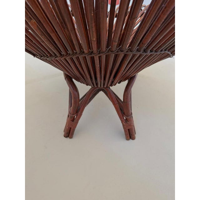 Wood Wicker Chair by Janine Abraham & Dirk Jan Rol for Dal Vera, 1960s For Sale - Image 7 of 8