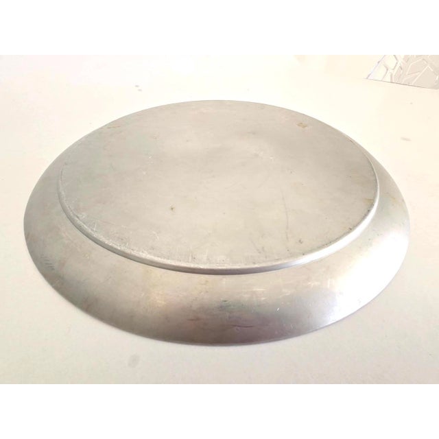 Vintage Bar Tray With Hand Painted Scandinavian Design For Sale - Image 4 of 11