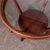 1950s Round Dark Oak Side Table by Kozelka & Kropacek for Interieur Praha, 1950s For Sale - Image 5 of 8
