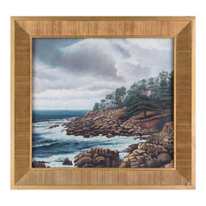 "Monterey Coast", California Landscape 1938 by Erwin M. Wendt
