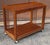 A beautiful handcrafted Late 20th Century Oak Tiered Rolling Bar Cart. Measures 29" in width, 17" in depth and 24.25" in...