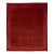 Contemporary Tibetan Wool & Silk Rug in Crimson and Gold With Art Deco Boder For Sale