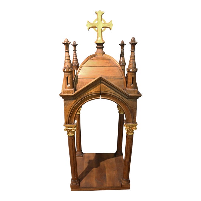 Circa 1880 French Gothic Style Baldachin or Statuary Niche For Sale