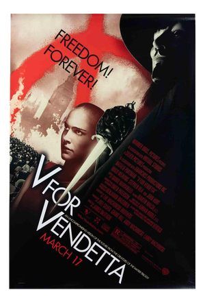 V for Vendetta Film Poster, Italy, 2005