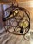 Vintage Late 1900s Circular Wrought Iron Metal Wine Rack For Sale - Image 12 of 12