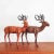 A Pair of Large Leather Deers / Harts Sculptures For Sale - Image 4 of 12