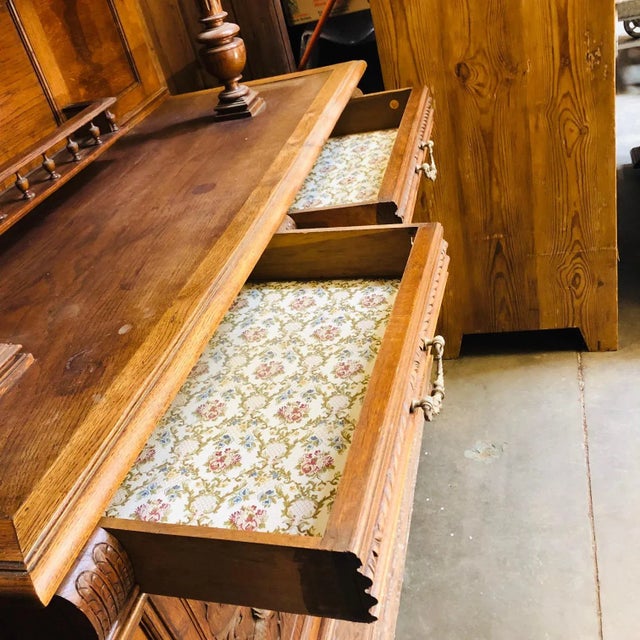 Brown Late 1800s French Country Buffet Sideboard For Sale - Image 8 of 12