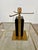 Metal Brass and Glass Table Lamp Base, Italy, 1980s For Sale - Image 7 of 9