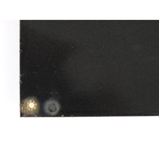 Art Nouveau Domed Enameled Advertising Sign from Wiener Werkstaette, Vienna, 1960s For Sale - Image 17 of 18