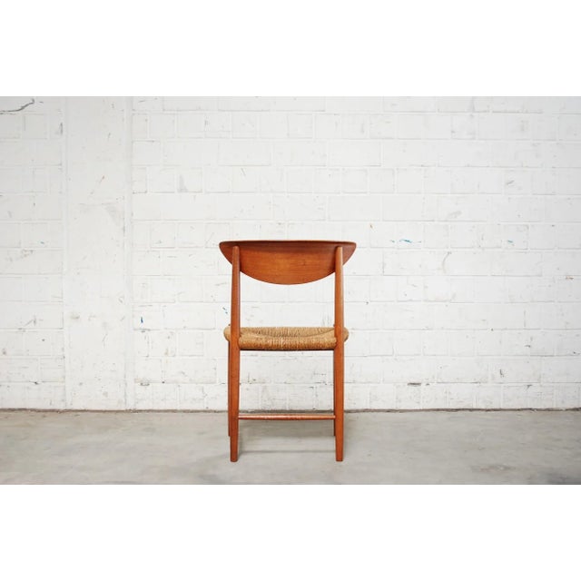 Beige Mid-Century Model 316 Chairs by Peter Hvidt & Orla Mølgaard Nielsen for Søborg Møbelfabrik, Set of 8 For Sale - Image 8 of 18