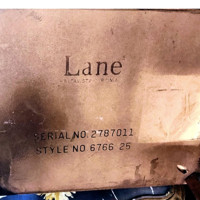 1987 Altavista Lane Chippendale Style Mahogany Note/DrinksTable Pullout Tray For Sale - Image 11 of 11