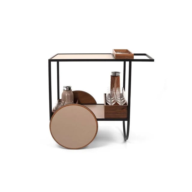 Magenta Serving Cart For Sale - Image 6 of 7