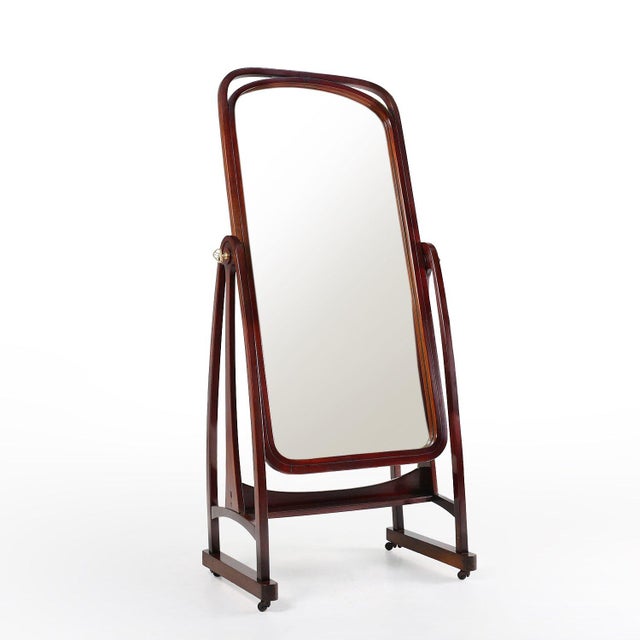 Austrian Model 9954 Cheval Dressing Mirror by Michael Thonet for Thonet, 1904 For Sale - Image 16 of 16