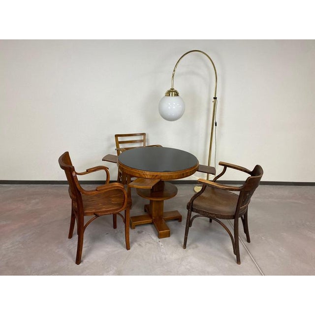 Large Art Deco Brass Floor Lamp, 1930s For Sale - Image 3 of 11