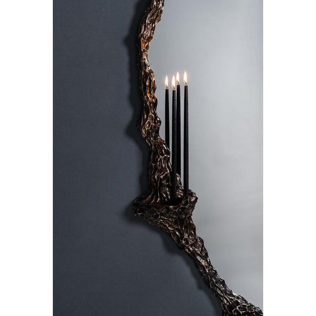 Not Yet Made - Made To Order People VII Mirror in Polished Stainless Steel by William Guillon For Sale - Image 5 of 12