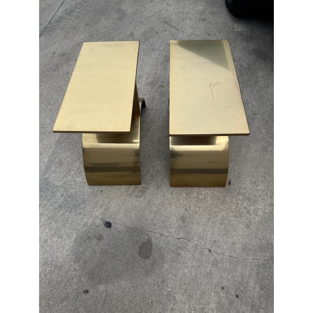 Vintage Post Modern Cb2 Side Tables by Kaiser Newman - A Pair For Sale - Image 14 of 15