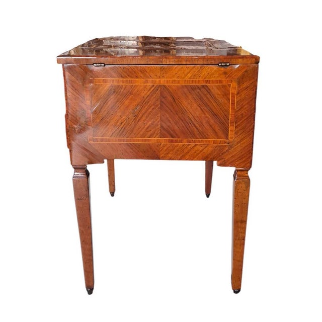 Louis XVI Desk in Walnut For Sale - Image 10 of 11