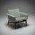 Vintage Danish Chair in Green Wool Velvet, 1960s For Sale - Image 12 of 12
