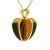 1990s 1990s Cartier 18k Double C 3d Apple Heart Pendant With Original Box For Sale - Image 5 of 6