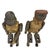 Early 20th Century Antique Chinese Gilt Carved Camphor Wood Adult Toys For Sale - Image 11 of 13