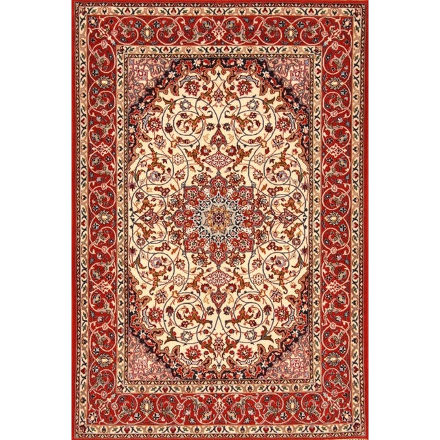 Middle Eastern Rug in Wool For Sale