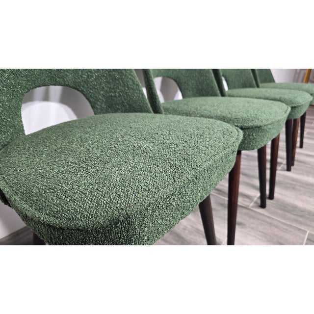 Wood Dining Chairs by Oswald Haerdtl for Ton, 1950s, Set of 4 For Sale - Image 7 of 12
