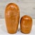 Mid 20th Century Vintage Hand‑Painted Kokeshi Doll Pair – Autumn Leaf Motif For Sale - Image 5 of 9