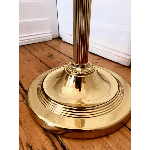 Gold Hollywood Regency Brass Coat and Hat Rack, 1950s For Sale - Image 8 of 15