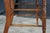 2 Antique American Country Oak Farmhouse Ladderback Chairs Cane Seat Pair For Sale - Image 15 of 18