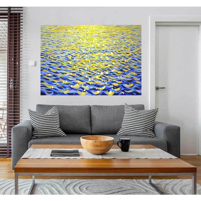 Magic Light 12.Original Modern Hand Painting For Sale - Image 10 of 11