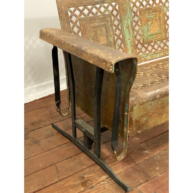 1950s Bunting Iron Porch Glider For Sale - Image 9 of 15