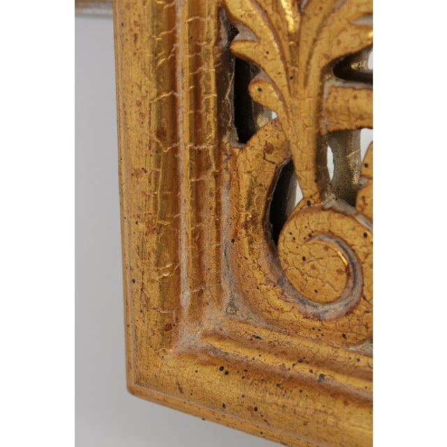 Uttermost Gold Gilt Hollywood Regency Dome Top Mirror For Sale - Image 12 of 14