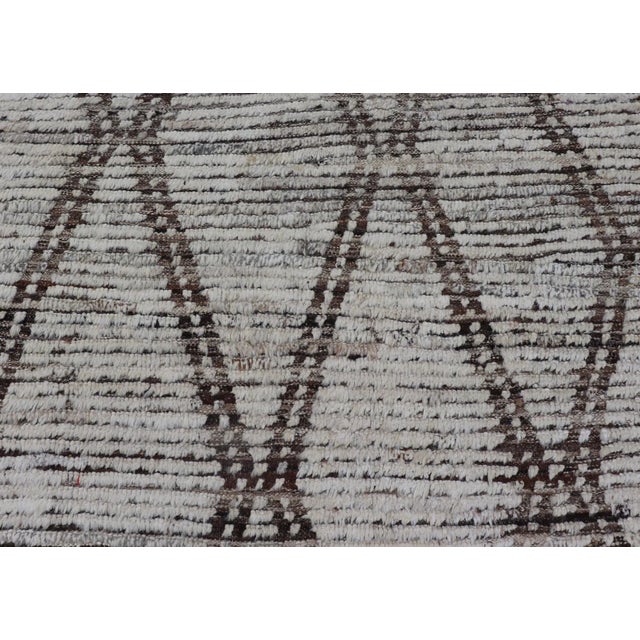 Tribal Moroccan Rug by Keivan Woven Arts With Intricate Diamond Pattern For Sale - Image 9 of 12