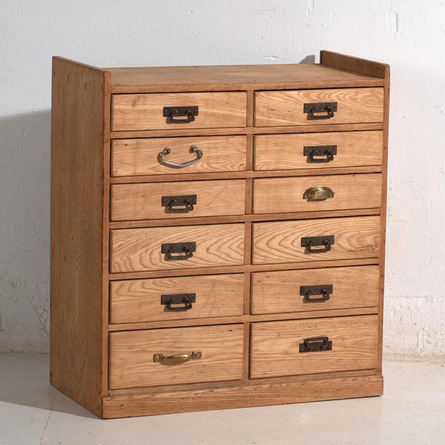 Antique Japanese Multi-Drawer Cabinet For Sale - Image 13 of 13