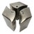 1950s Rare Stylish Silver Trio of Salt, Pepper & Mustard Shakers - Set of 3 For Sale