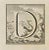 Letter of the Alphabet D from the series "Antiquities of Herculaneum", is an etching on paper realized by Luigi Vanvitelli...