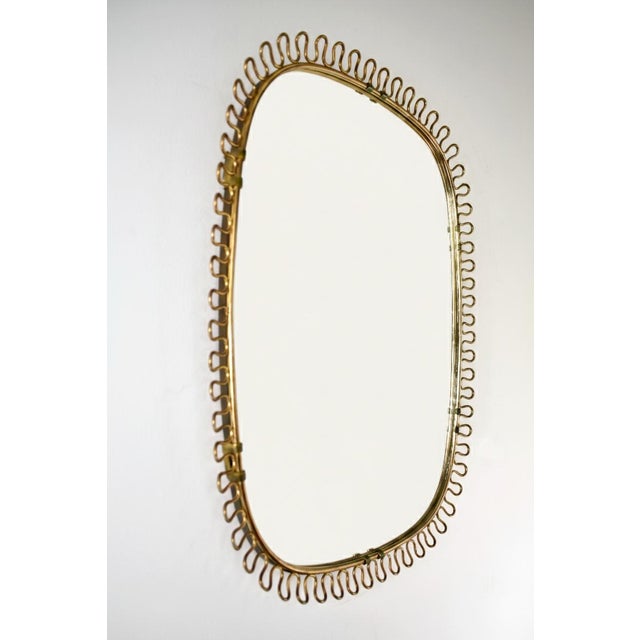 Josef Frank Brass Mirror Joseph Frank for Svenskt Tenn For Sale - Image 4 of 6