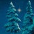 Oh Night Divine, Luke 2:1-20 by Thomas Kegler | Oil on board Night scene with snow-covered trees and a star. For Sale - Image 4 of 5