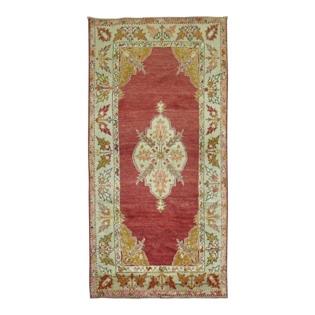 Antique Turkish Scatter Throw Rug For Sale