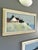 1960s Mid-Century Modern 'Cliffside Houses' Swedish Original Coastal Landscape Oil Painting, Framed For Sale - Image 5 of 13