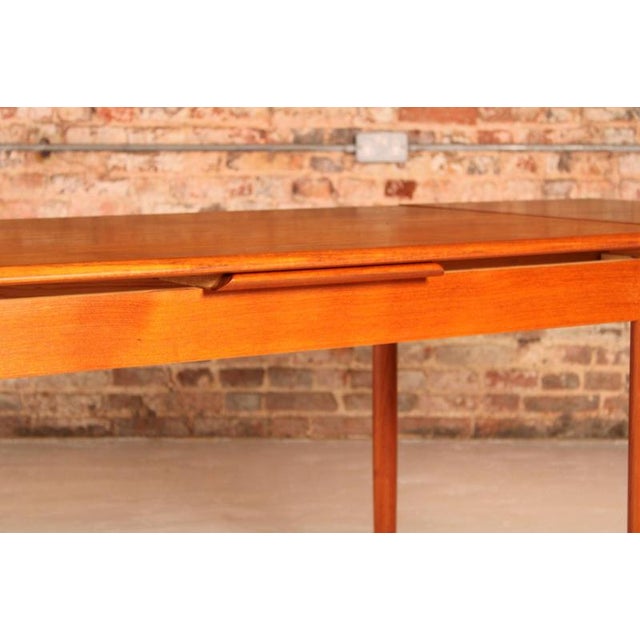 Mid-Century Danish Extendable Teak Dining Table, 1970s For Sale - Image 6 of 12