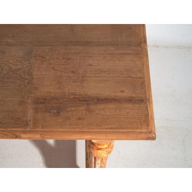 Reclaimed Dining Table in Oak For Sale - Image 9 of 12