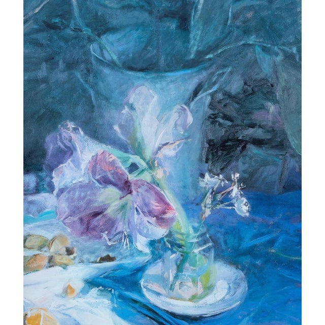 Still Life with Vase Poster after Donna Phipps Stout For Sale - Image 6 of 7