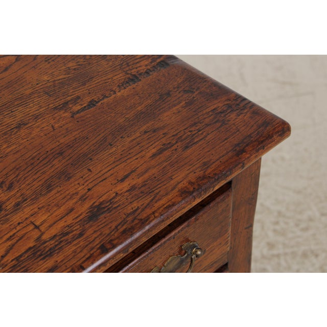 English Country Style Oak 5 Drawer 2 Tier Server For Sale - Image 9 of 16